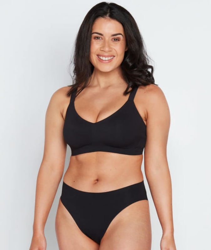 Bendon Comfit Collection Wire-free Bra - Black Bras