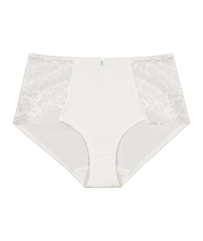 Bendon Embrace Full Brief - White Knickers 