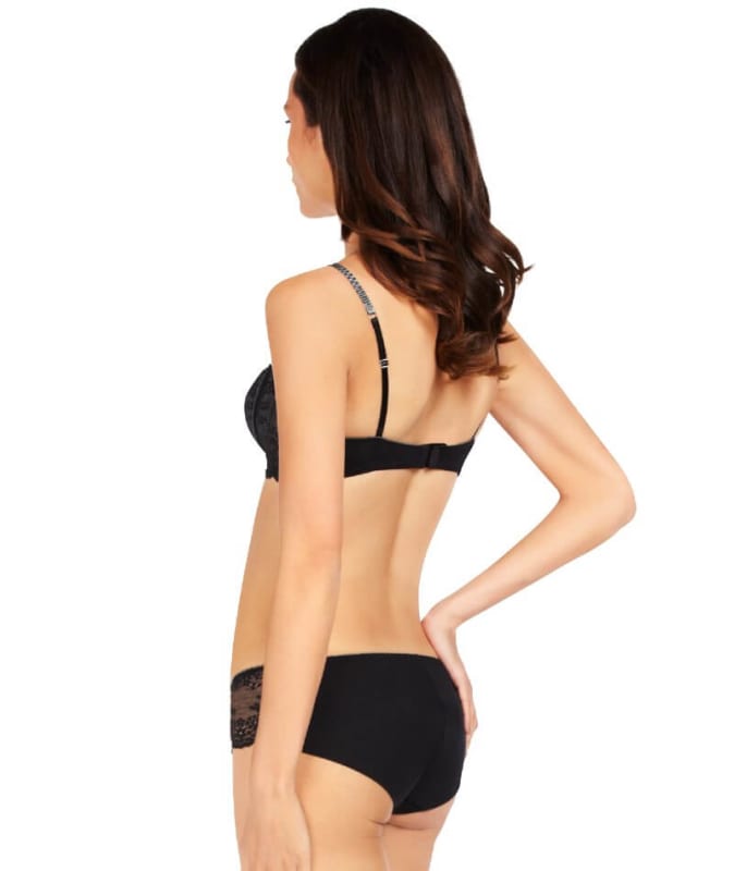 Me. by Bendon Sofia Underwire Bra - Jet/Pewter Bras