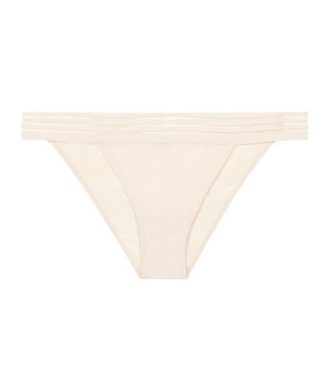 Bendon Me Stripe Elastic & Papertouch Cheeky Pant - Silver Peony Knickers 