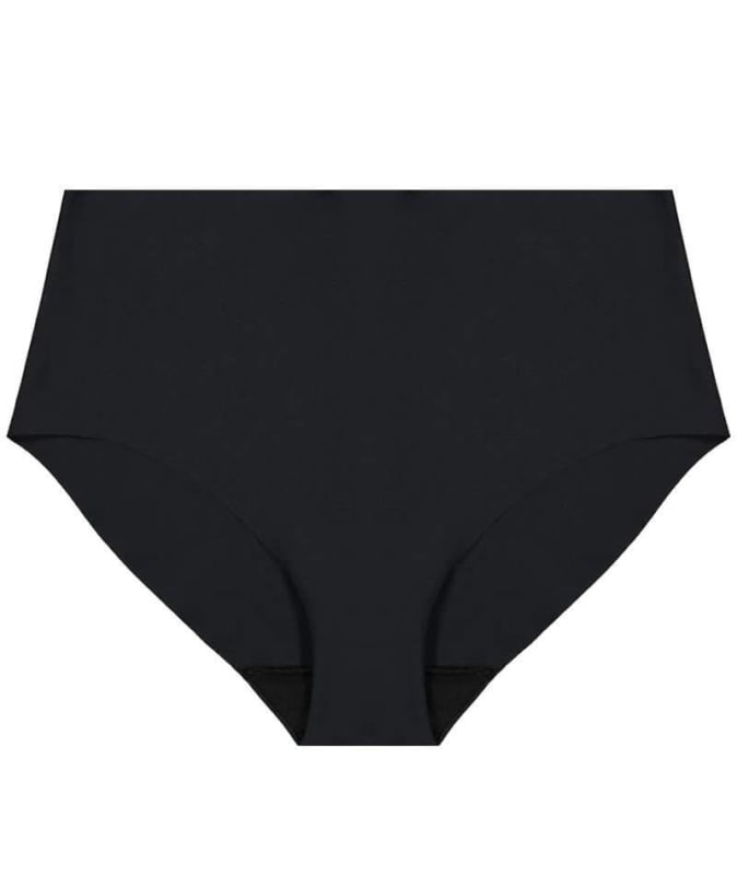 Bendon No Show High Rise Brief - Black Knickers 