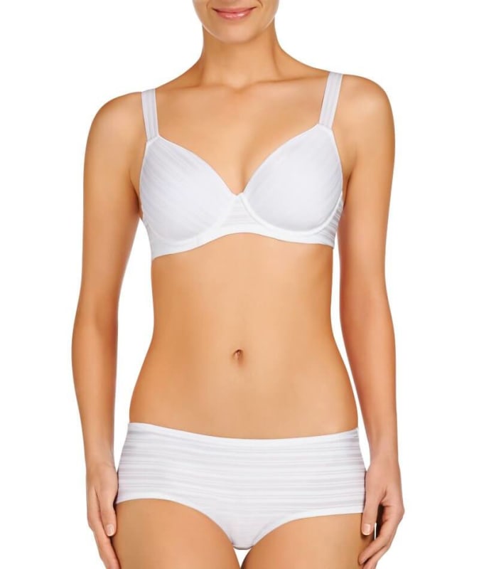Bendon Rita Full Coverage Contour Bra - White Bras 