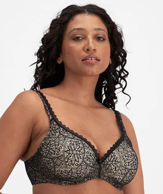 Berlei Barely There Lace Contour Bra - Black Bras 