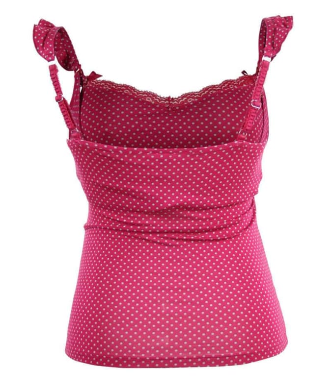 Cake Maternity Rhubarb Torte Maternity & Nursing Camisole - Red Maternity 