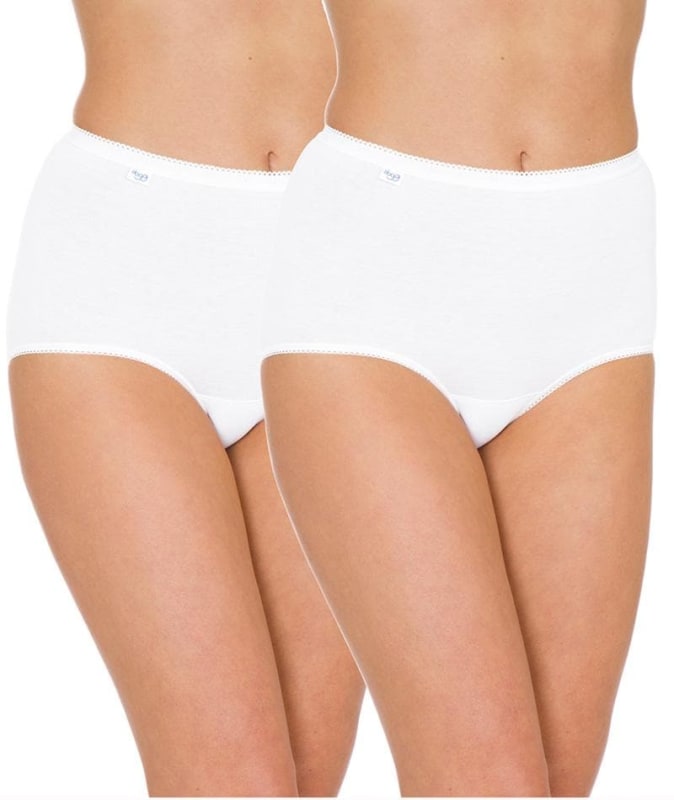 Triumph Sloggi Maxi Brief 2 Pack - White Knickers 12
