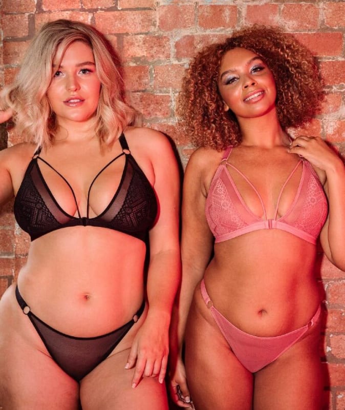 Curvy Kate Front and Centre Brazilian Brief - Rose Knickers