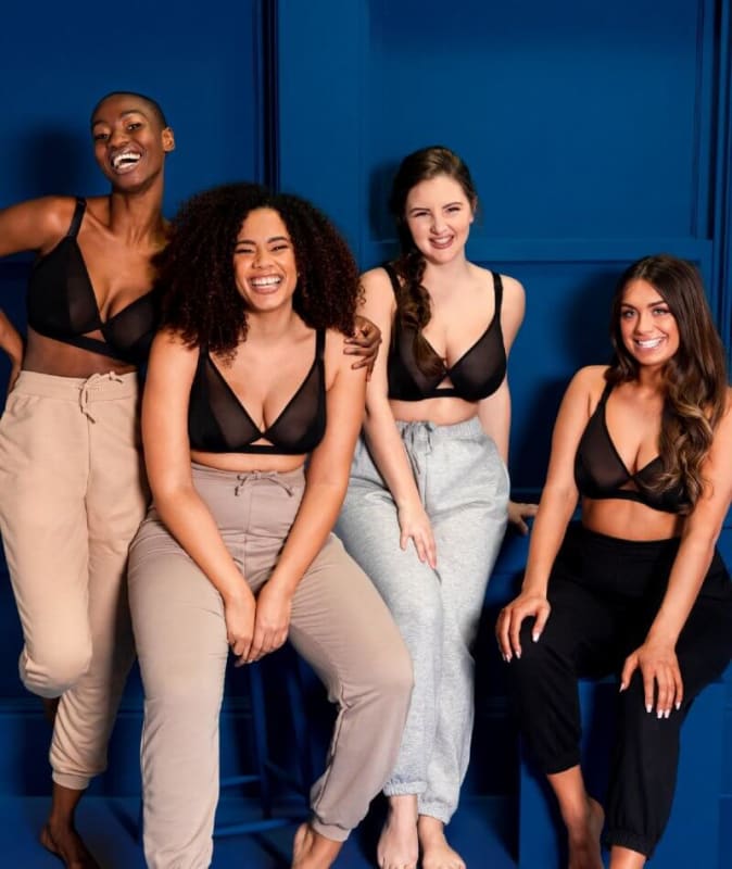 Curvy Kate Get Up and Chill Bralette - Black Bras 