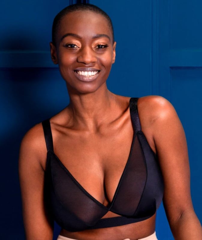 Curvy Kate Get Up and Chill Bralette - Black Bras 