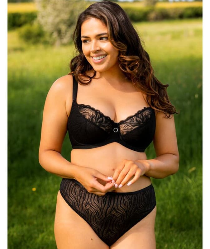 Curvy Kate Lace Daze Balcony Bra - Black Bras