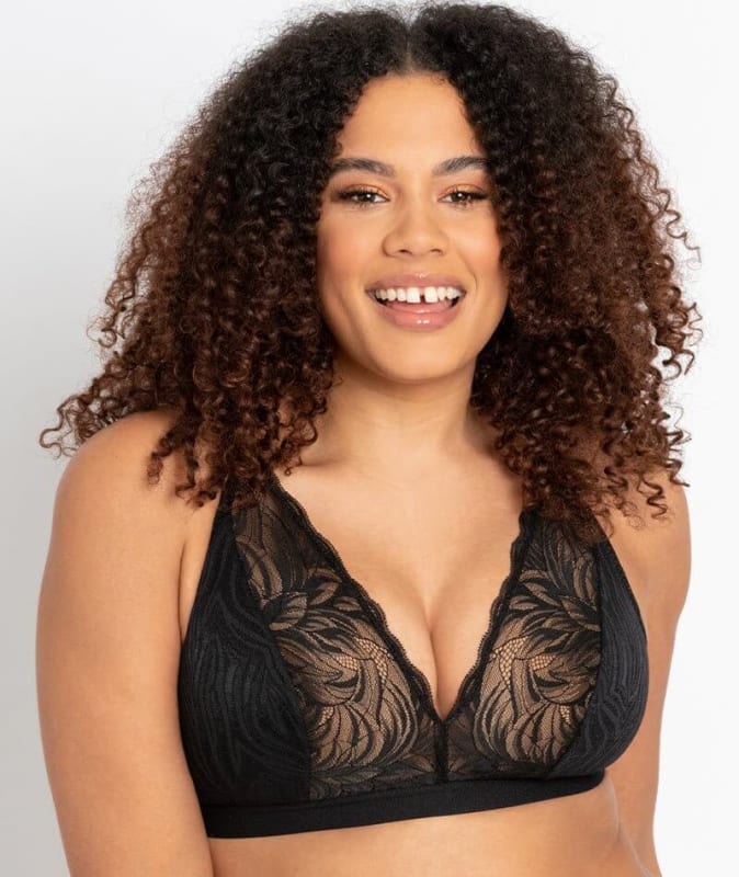 Curvy Kate Lace Daze Bralette - Black Bras