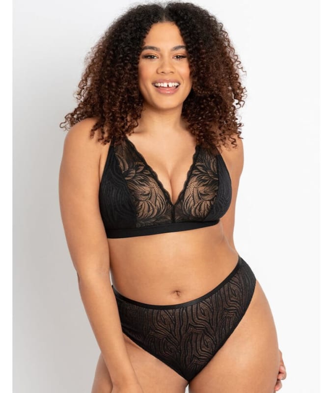 Curvy Kate Lace Daze Bralette - Black Bras