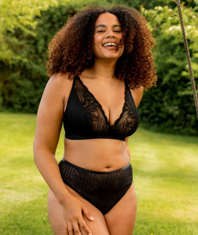 Curvy Kate Lace Daze Bralette - Black Bras 