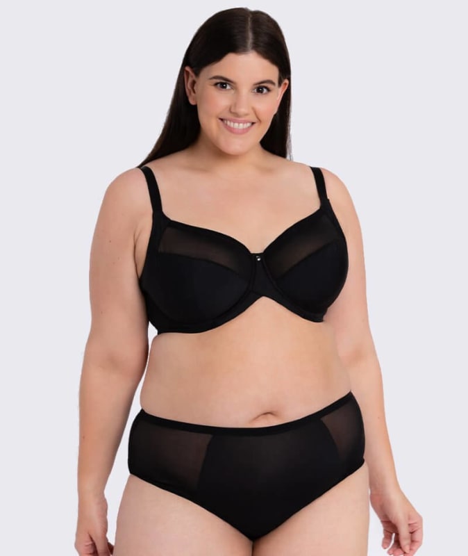 Curvy Kate Wonderfully Short - Black Knickers 