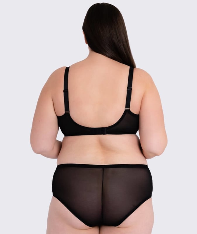 Curvy Kate Wonderfully Short - Black Knickers