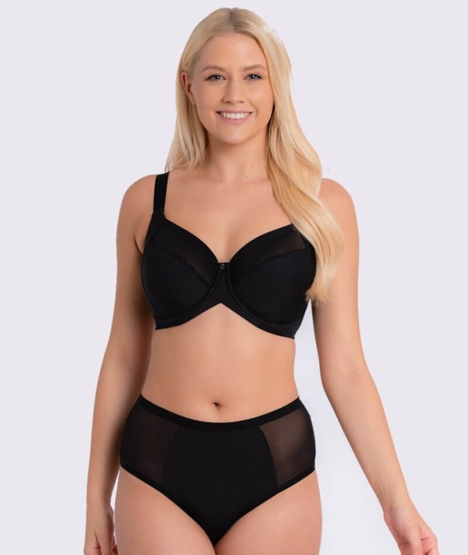 Curvy Kate Wonderfully Short - Black Knickers