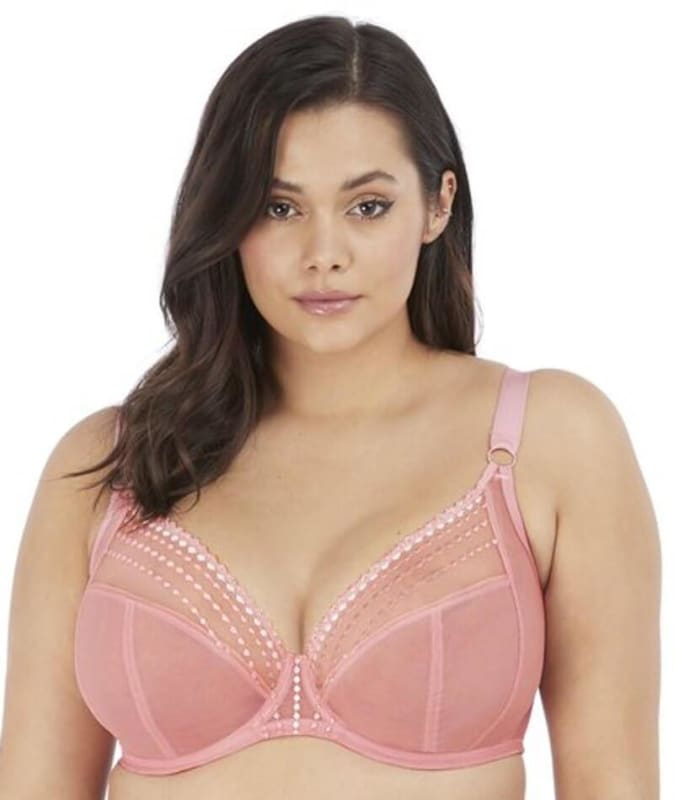 Elomi Matilda Underwire Plunge Bra - Rose Bras 10GG Rose 