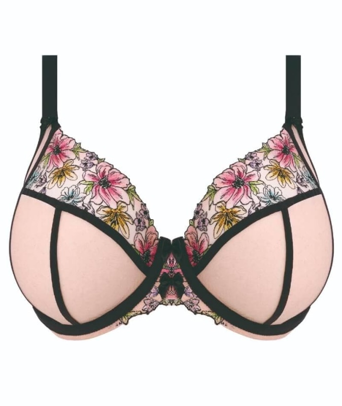 Elomi Carrie Underwired Plunge Bra - Ballet Pink Bras