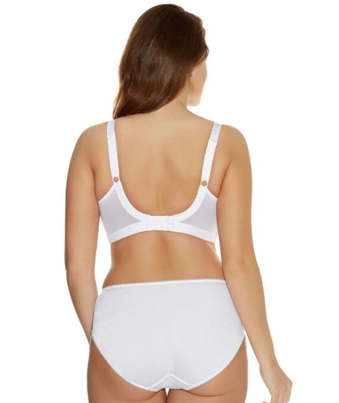 Elomi Cate Soft Cup Bra - White Bras 