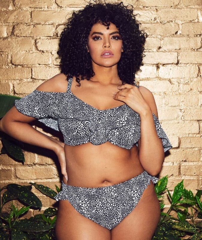 Elomi Swim Pebble Cove Underwired Bikini Top - Black Swim