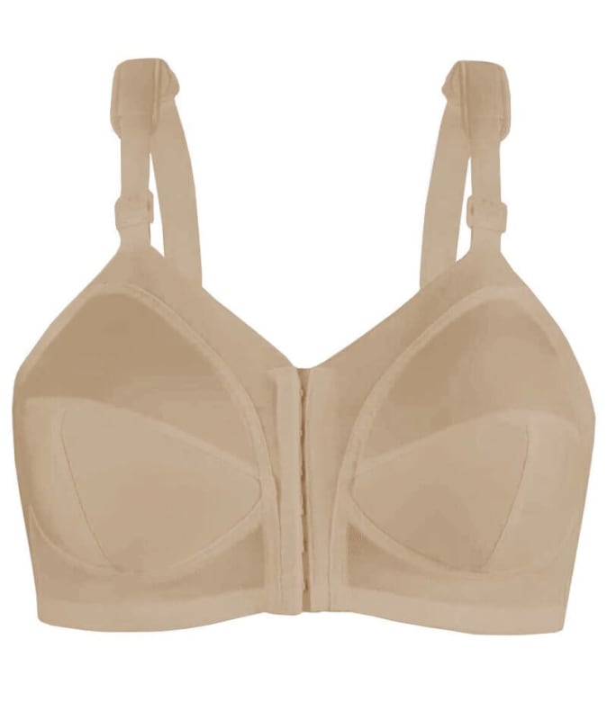 Exquisite Form Fully Front Close Classic Support - Nude Bras 