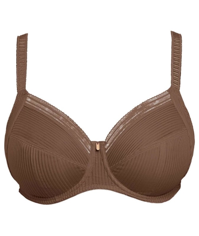 Fantasie Fusion Underwired Full Cup Side Support Bra - Coffee Roast Bras 