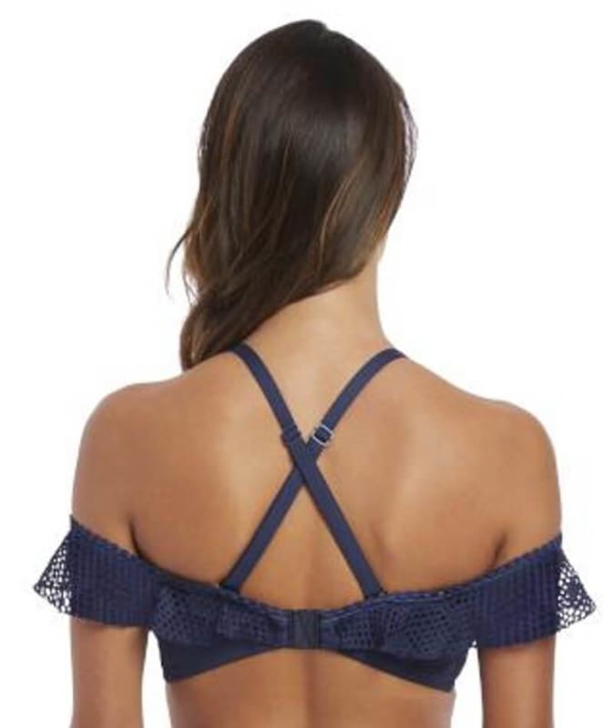 Fantasie Swim Marseille Underwire Bardot Bikini Top - Twilight Swim