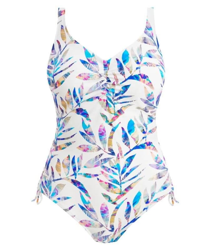 Fantasie Swim Calypso Harbour Underwired V-Neck Swimsuit With Adjustable Leg - Multi Swim 