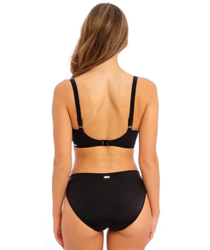 Fantasie Swim East Hampton Underwire Gathered Full Cup Bikini Top - Black Swim