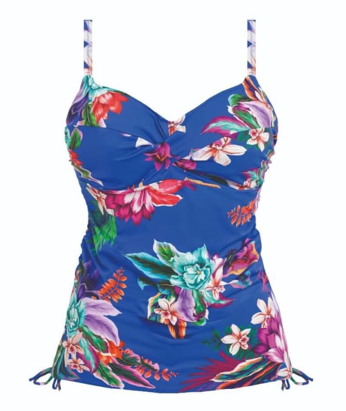 Fantasie Swim Halkidiki Underwire Twist Front Tankini Top - Ultramarine Swim