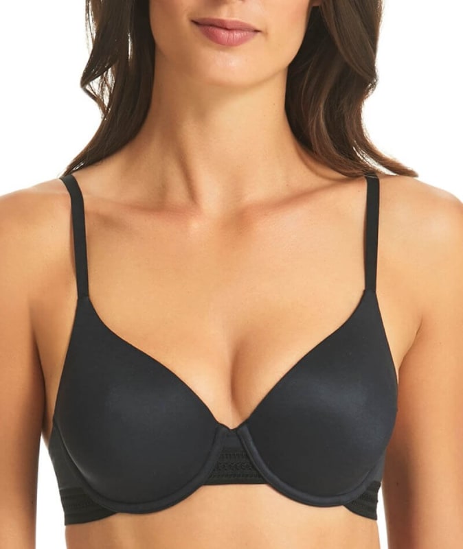 Finelines Supersoft Convertible T Shirt Bra - Black Bras