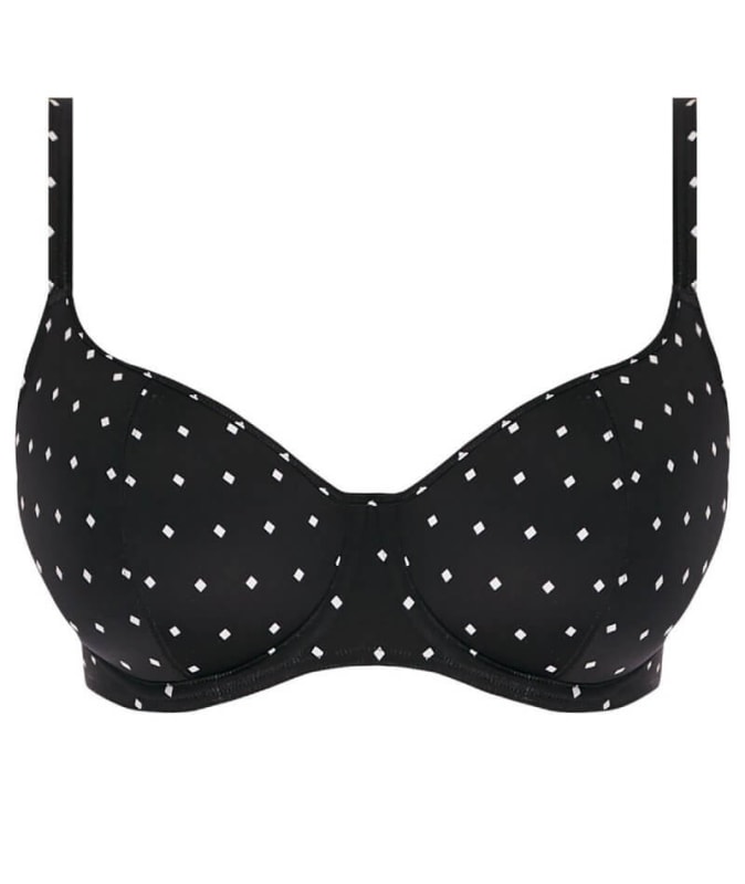 Freya Swim Jewel Cove Underwire Sweetheart Padded Bikini - Black Swim