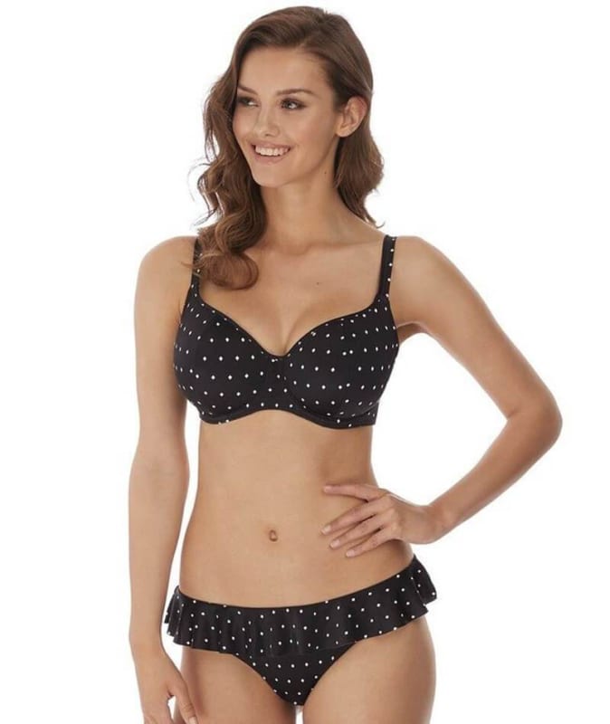 Freya Swim Jewel Cove Underwire Sweetheart Padded Bikini - Black Swim 