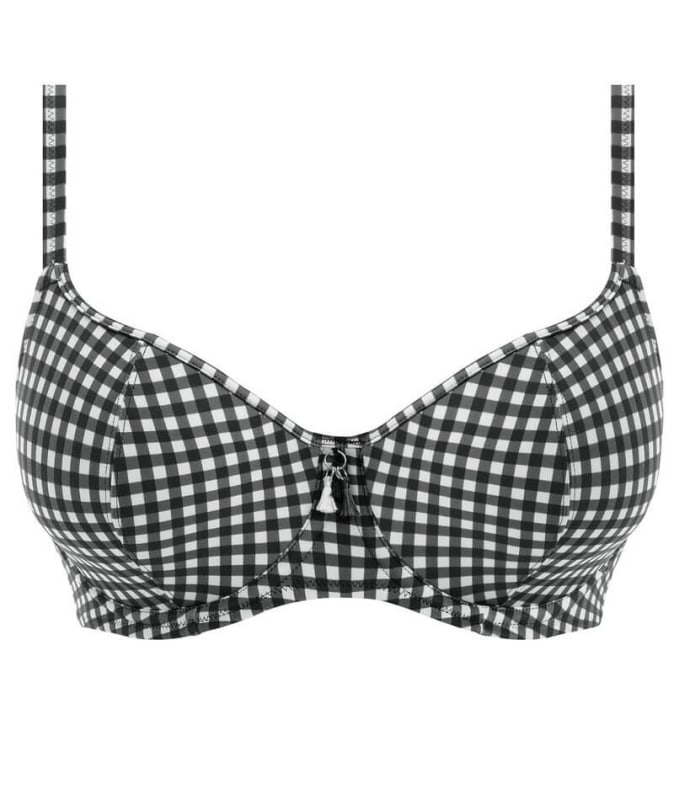 Freya Swim Check In Underwired Sweetheart Bikini Top - Monochrome Swim 