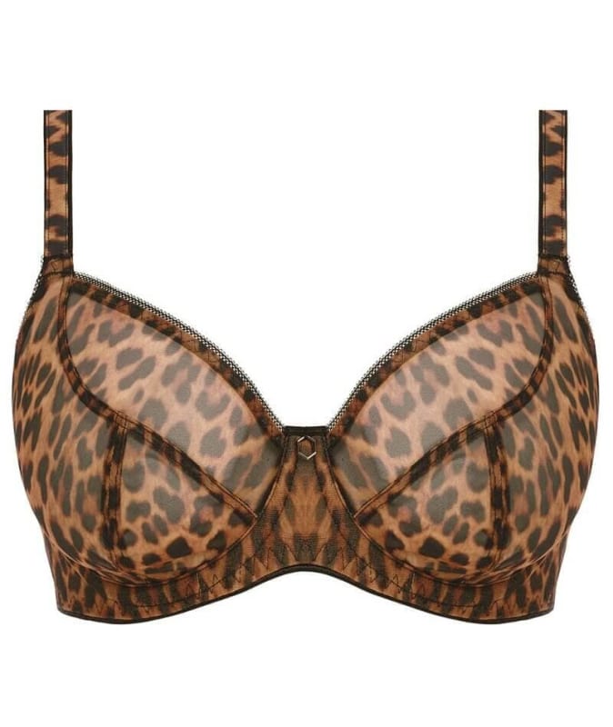 Freya Wild Side Underwired Plunge Bra - Leopard Bras