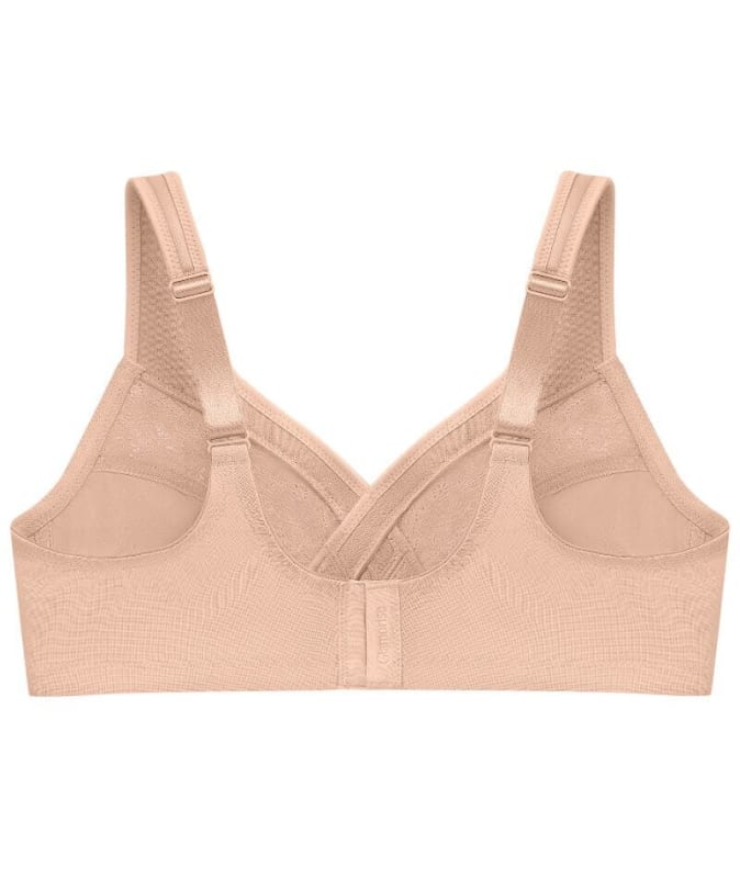 Glamorise MagicLift Minimizer Wire-free Bra - Cafe Bras 