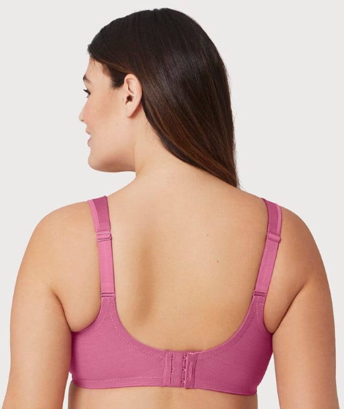 Glamorise MagicLift Natural Shape Support Wire-free Bra - Red Violet Bras 