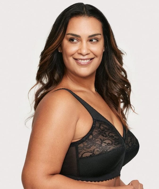 Glamorise MagicLift Original Wire-free Support Bra - Black Bras 