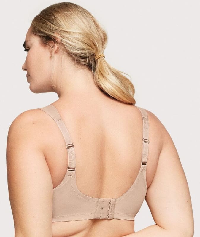 Glamorise MagicLift Seamless Support Wire-free T-Shirt Bra - Cafe Bras 