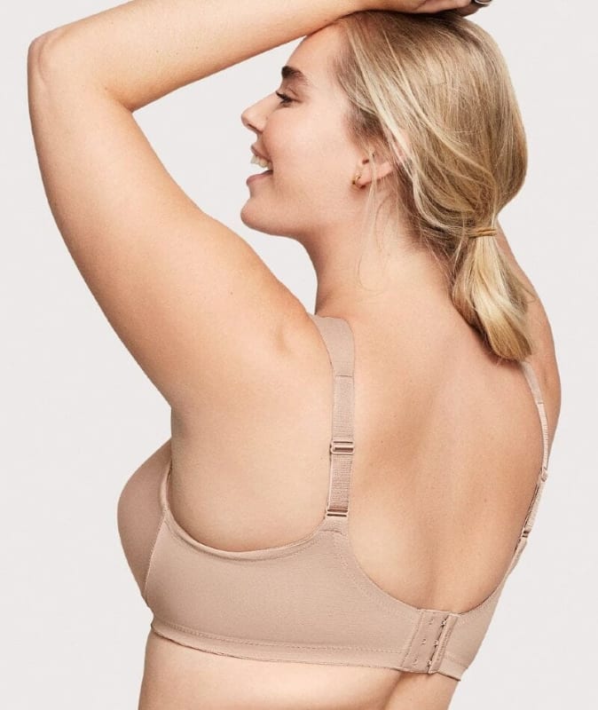 Glamorise MagicLift Seamless Support Wire-free T-Shirt Bra - Cafe Bras 