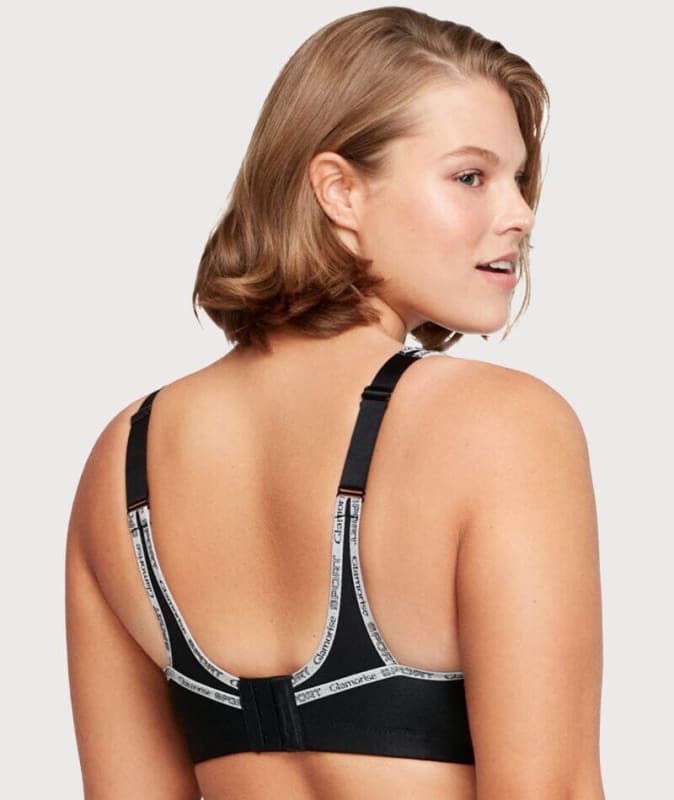 Glamorise No-Bounce Camisole Wire-free Sports Bra - Black Bras 