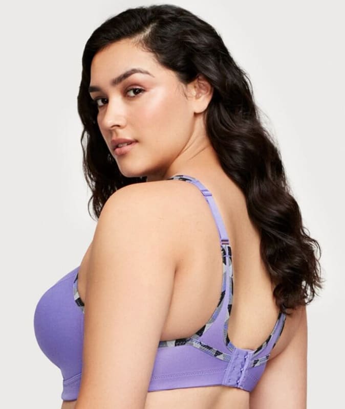 Glamorise No-Bounce Camisole Sports Bra - Purple Bras 