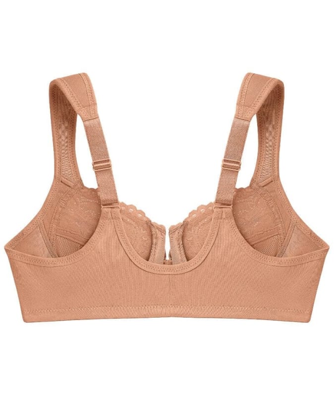 Glamorise WonderWire Front-Closure Bra - Cappuccino Bras 