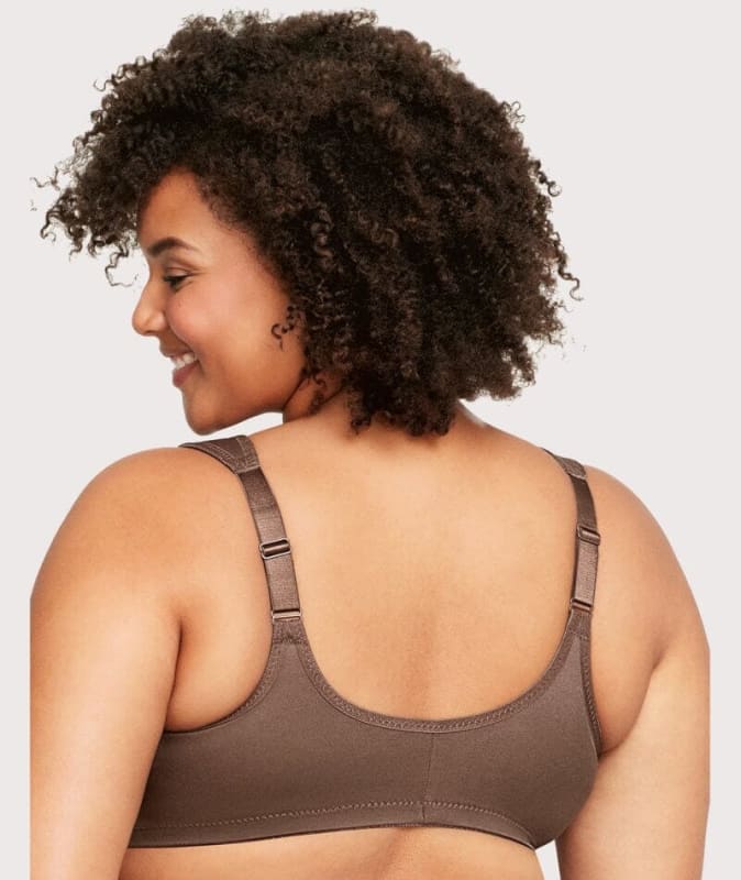 Glamorise WonderWire Front-Closure Bra - Mocha Bras 