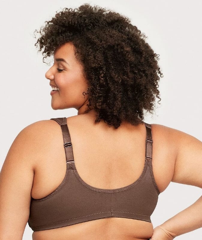 Glamorise WonderWire Front-Closure Bra - Mocha Bras 