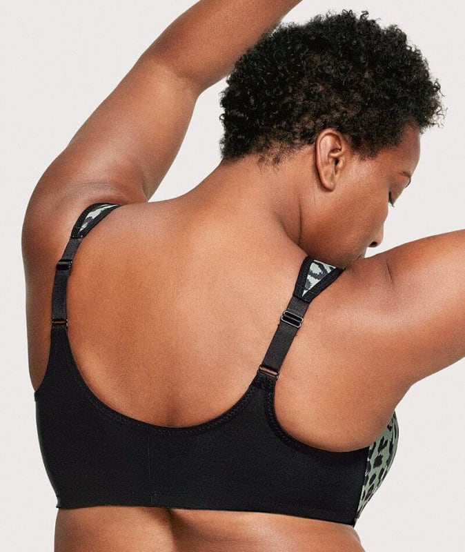 Glamorise WonderWire Front-Closure Bra - Centennial Leopard Bras 