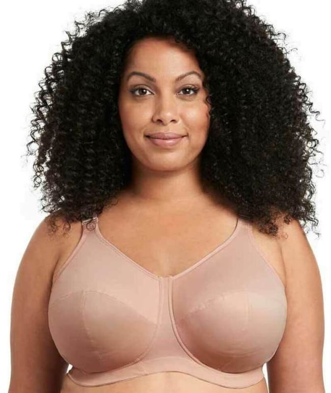 Goddess Celeste Non-Underwired Bra - Fawn Bras