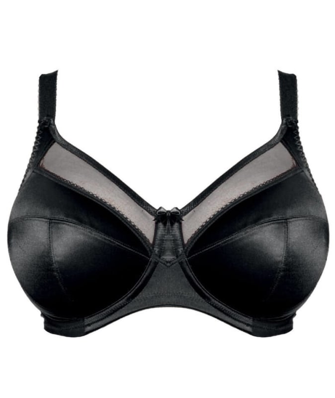 Goddess Keira Underwired Banded Bra - Black Bras 