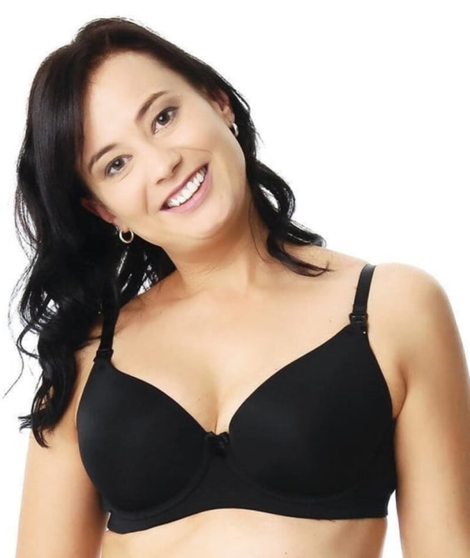 Hotmilk Forever Yours Maternity & Nursing Bra - Black Bras 