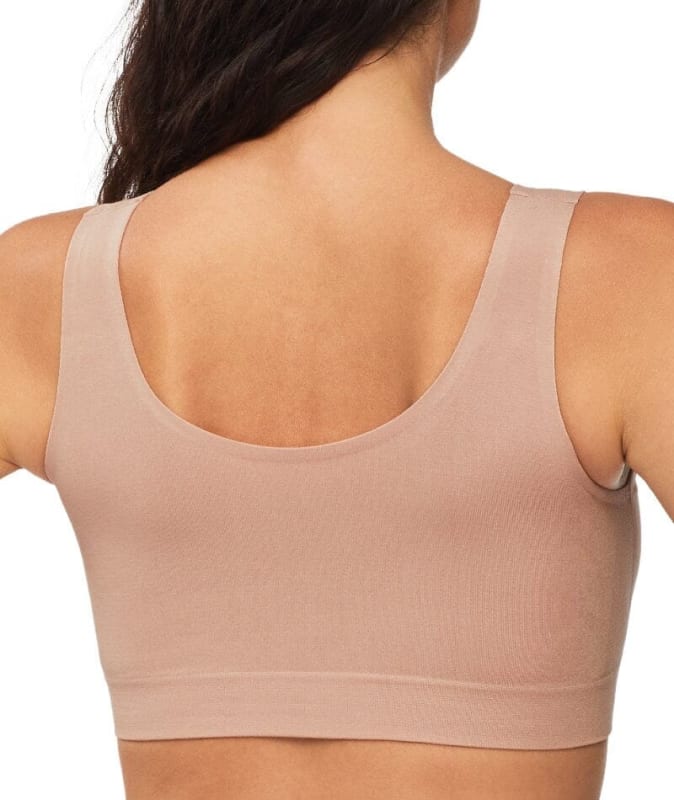 Nancy Ganz Bamboo Essentials Lined Bralette - Mahogany Bras