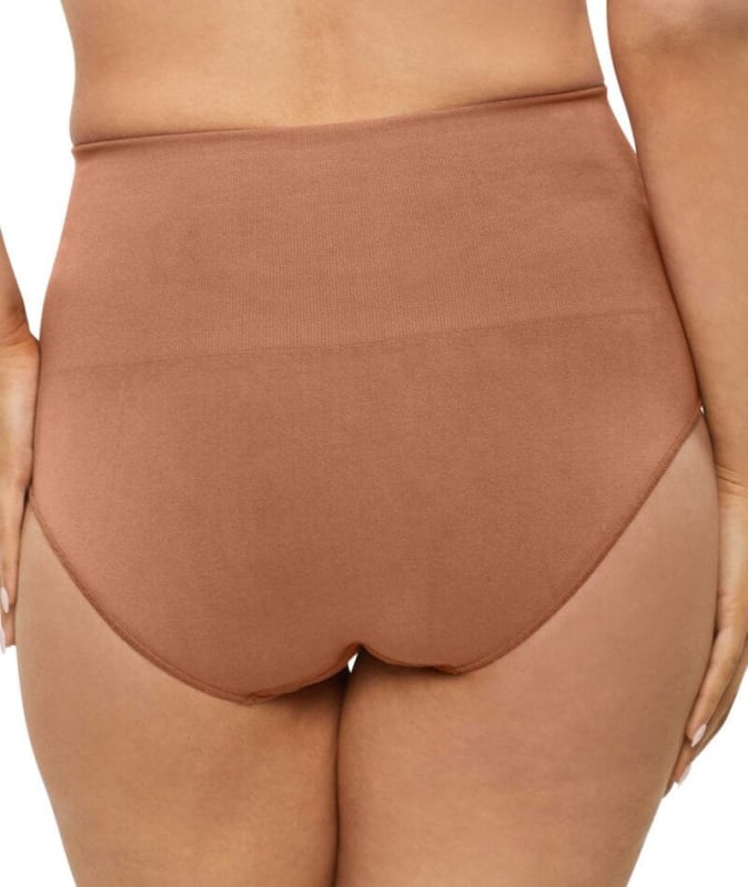 Nancy Ganz Bamboo Essentials Waisted Brief - Cocoa Shapewear